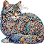5D Special Shape Diamond Art Kits for Beginners, Diamond Painting 
Kits for Adults Cat, Crystal Rhinestones Diamond Painting for Home Wall 
Decoration Gift 12×12inch/30×30cm, Animal