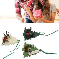 3PCS Scented Wax Sachet, Hanging Christmas Tree Shaped Floral Aromatherapy 
Wax Tablets, Long Lasting Wax Sachets, Home Fragrance Sachet Packets, 
Suitble for Wardrobe Closet Bedroom