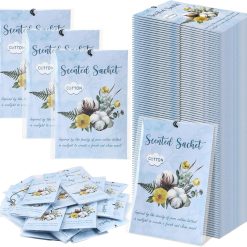 24 Pack Cotton Scents Sachets Bags Fresh Scent Hanging Sachet Packets Home 
Long Lasting Home Fragrance Air Fresheners for Rooms Closet and Drawer Car